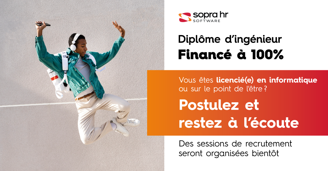 Vous êtes licencié en informatique ! Postulez et restez à l'écoute